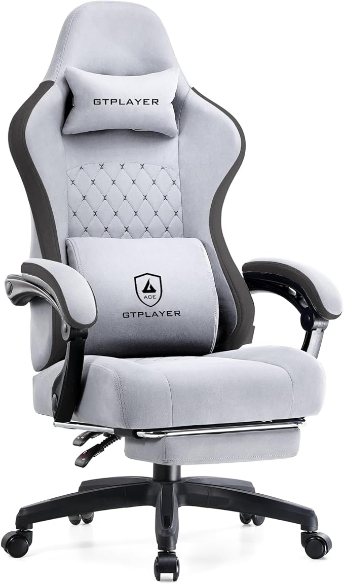 GTPLAYER Office Chair, Gaming Computer Desk Fabric Chair by GtracingDirect
