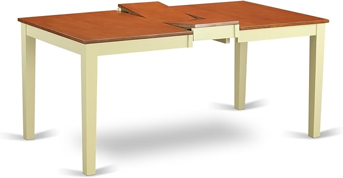 East West Furniture NIQU5-WHI-W 5 Piece Dining Set Includes a Rectangle Dining - Image 4