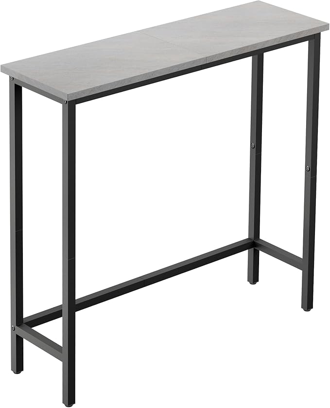HollyHOME Narrow Hallway Table, 29.5" Small Console Table, Slim Entryway Table by HollyHOME