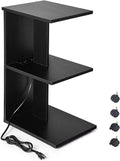 ZGREN End Table with Charging Station, Narrow Side Tables by ZGREN