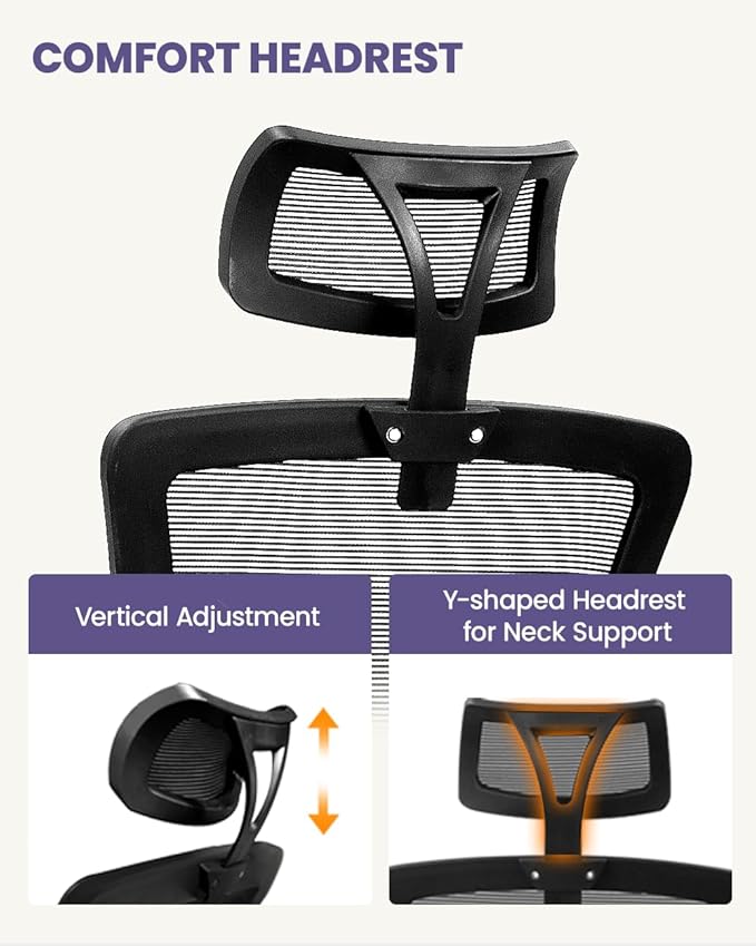 NEO CHAIR Ergonomic Adjustable Home Office Desk Chair High Back Computer Gaming - Image 3