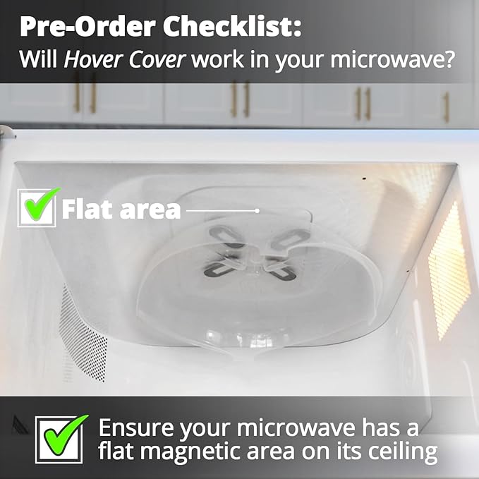 Magnetic Splatter Cover, 12-Inch Clear BPA-Free Food Lid, Vented Plate Guard - Image 3