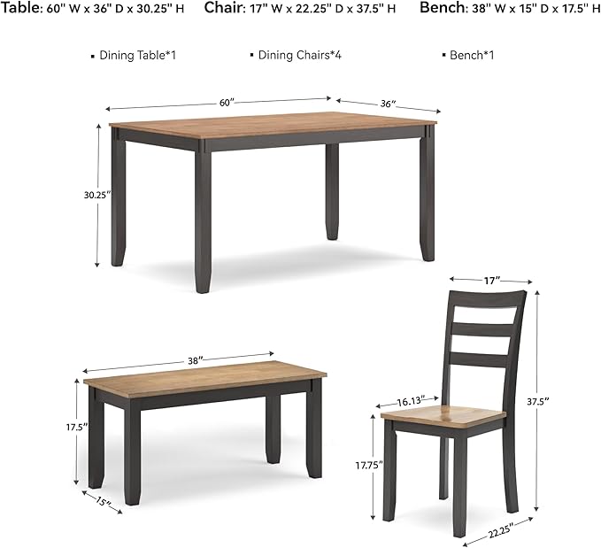 Signature Design by Ashley Gesthaven Casual Dining Table - Image 10
