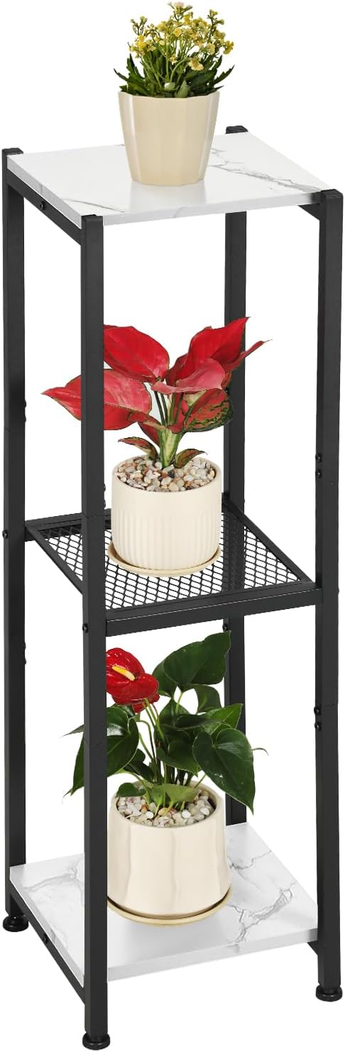 Extra Tall Plant Stand Indoor, 40 Inch Plant Stands, 3 Tier Metal Plant Stand by CozyTimes