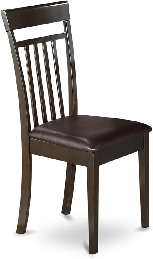 East West Furniture ANCA5-CAP-LC 5 Piece Dinette Set - Image 6