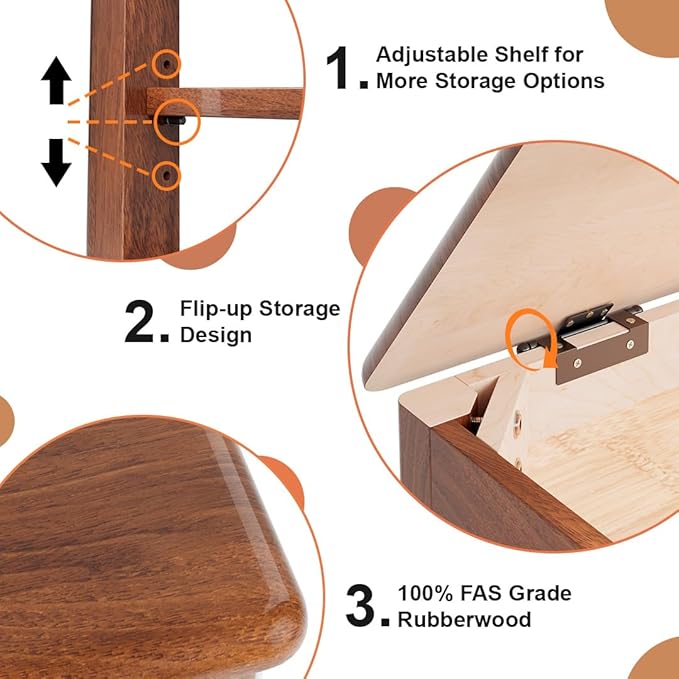 Shoe Storage Bench for Entryway - Image 6