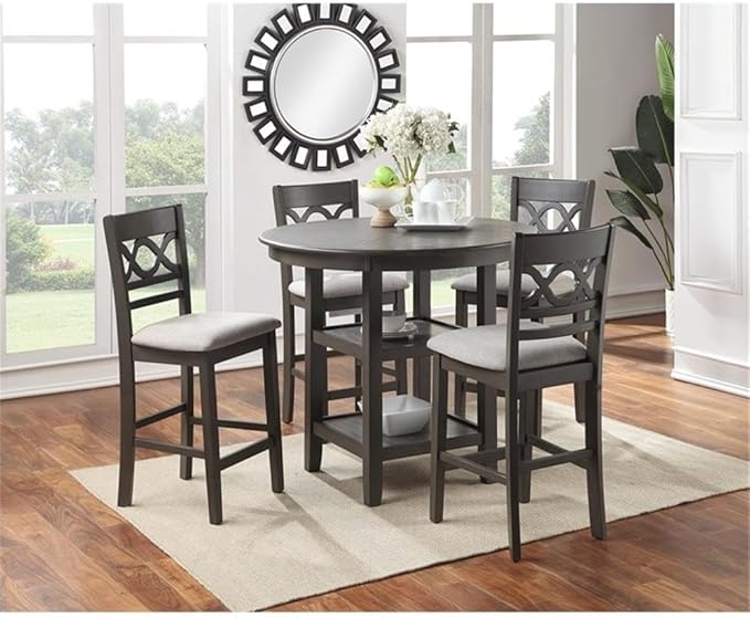 New Classic Furniture Cori 5-Piece Counter Dining Table Set - Image 2
