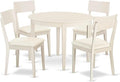 East West Furniture BOAD5-LWH-LC 5 Piece Dining Room Furniture Set Includes a by EastWestFurniture