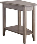 Laurent Recliner Wedge End Side Table by LeickFurniture