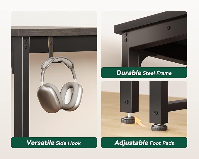 Coleshome 71 Inch Computer Desk - Image 7