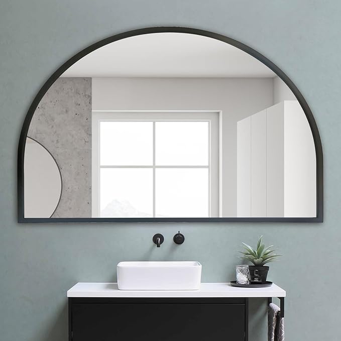 WAMIRRO Big Black Arched Mirror - Image 6
