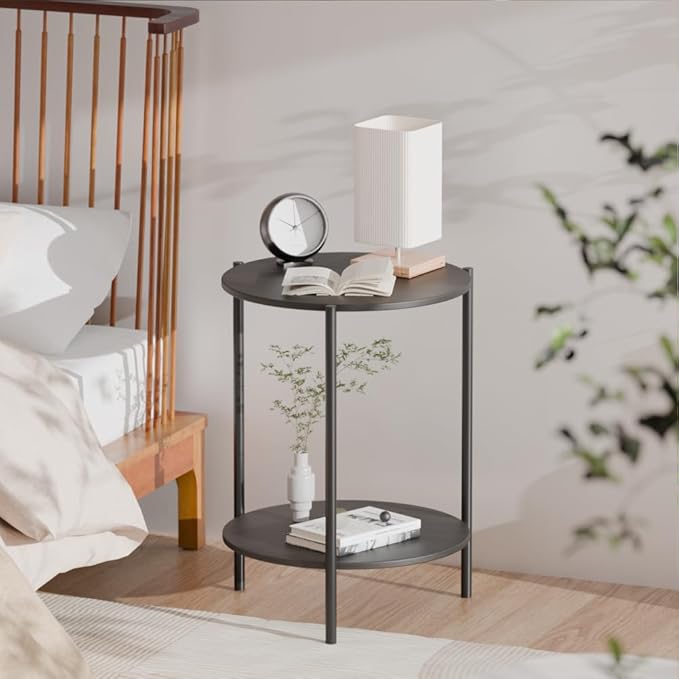 Side Table, Round End Table - Image 5