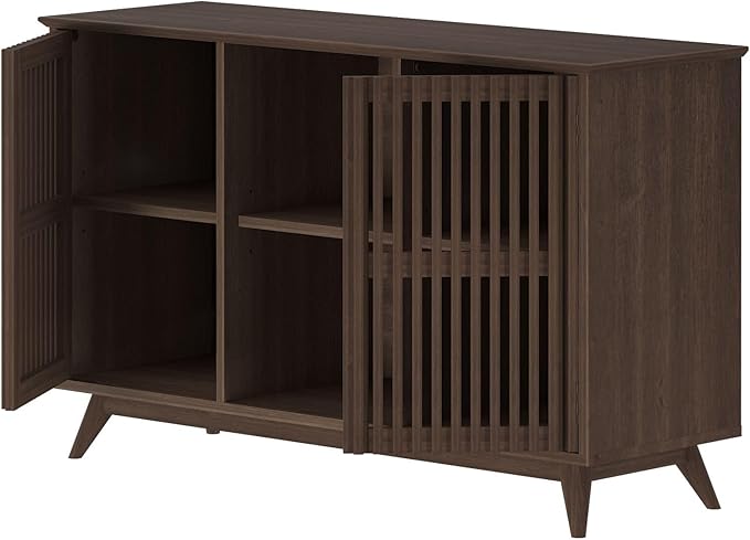 Plank+Beam Mid-Century Modern Wood TV Stand, Solid Wood Entertainment Console - Image 12
