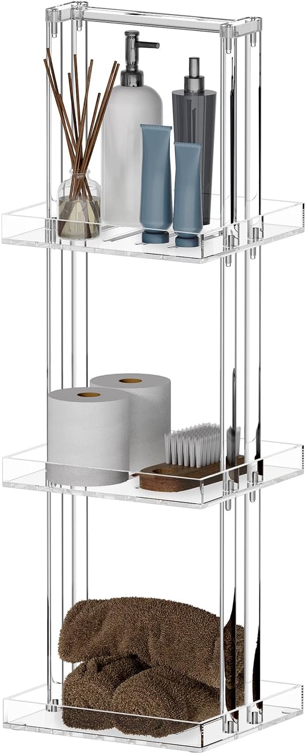 Aquiver Acrylic Standing Shower Caddy by AQUIVER