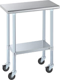 ROCKPOINT Stainless Steel Table by ROCKPOINT
