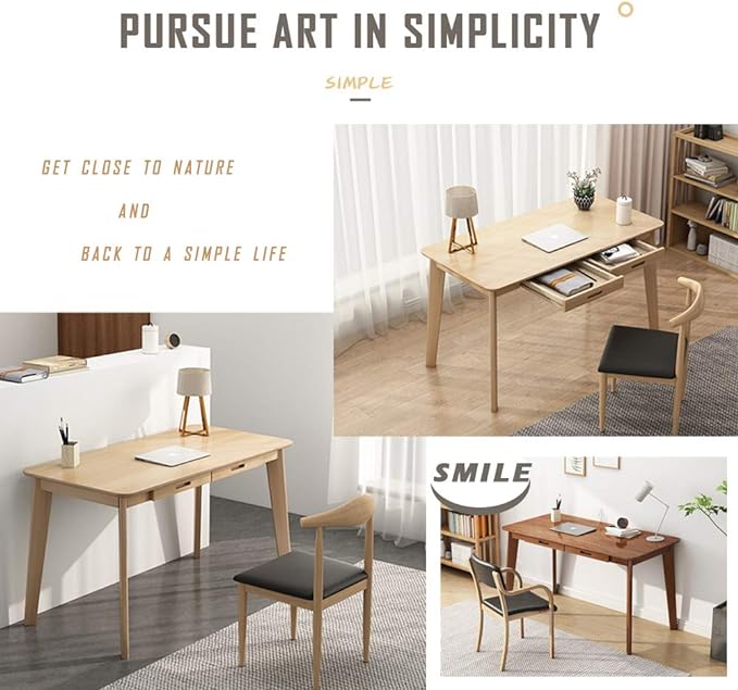 IOTXY Solid Wood Writing Desk - Image 4