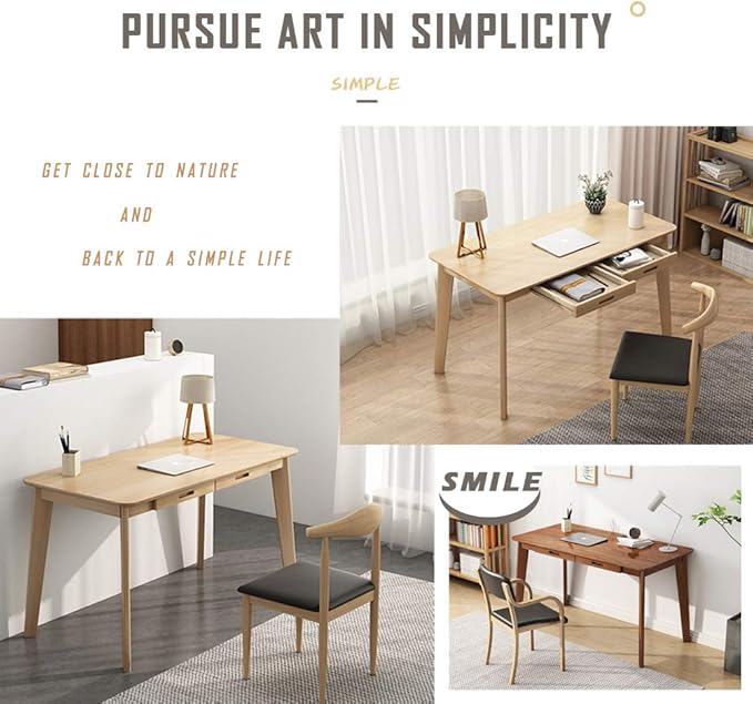 IOTXY Solid Wood Writing Desk - Image 4