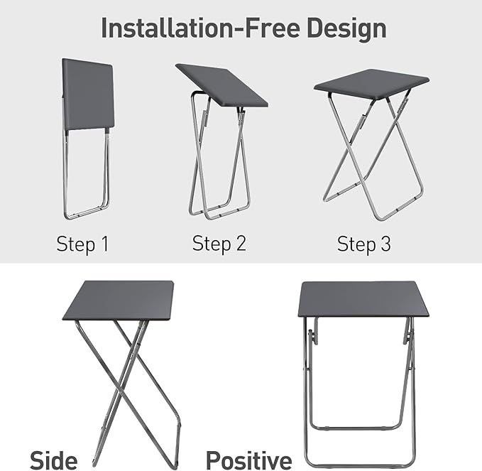 Garden 4 you Folding TV Tray Table/TV Dinner Trays Tables - Image 4