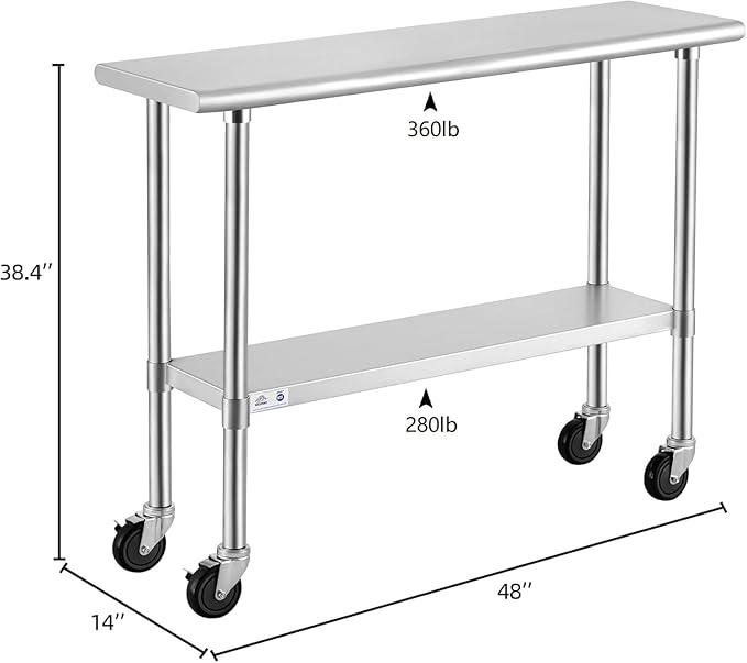 ROCKPOINT Stainless Steel Table - Image 3