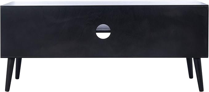 SAFAVIEH Sorrel TV Stand for up to 55" Flatscreen – Black, 2 Doors - Image 9