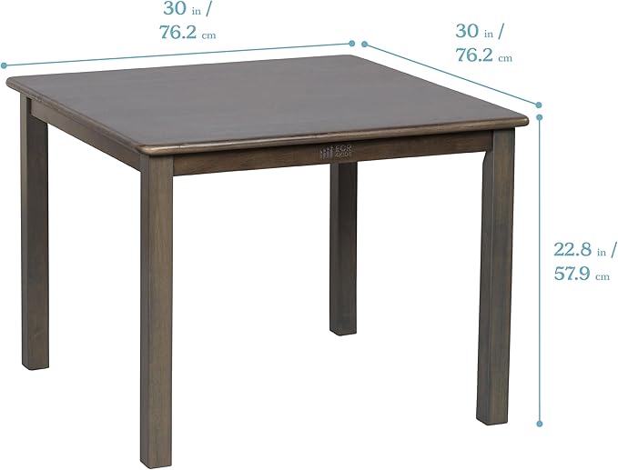 ECR4Kids 30in Square Hardwood Table - Image 2