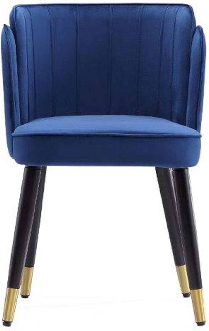 Manhattan Comfort Zephyr Modern Velvet Dining Chair, Solid Wood Frame - Image 5