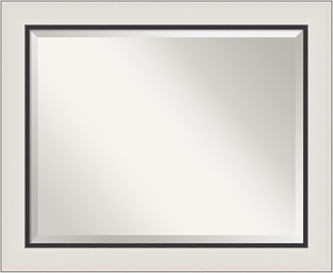 Amanti Art Silver Bathroom Mirror by AmantiArt