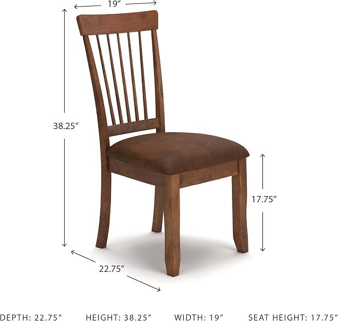 Signature Design by Ashley D199-01 Berringer 18" Rustic Dining Chair - Image 3