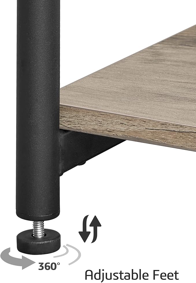 TUTOTAK Small Night Stand with Charging Station, End Table Set of 2, Side Table - Image 9