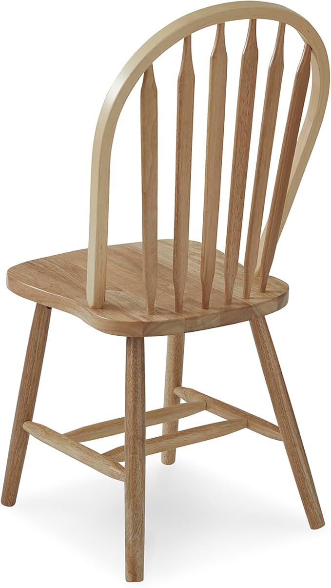 International Concepts Solid Wood Windsor ArrowBack Dining Chair - Image 7