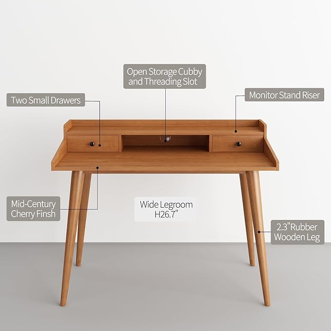 Mid Century Modern Desk, Vanity Desk - Image 6