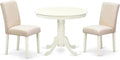 East West Furniture ANAB3-LWH-02 3 Piece Dinette Set by EastWestFurniture