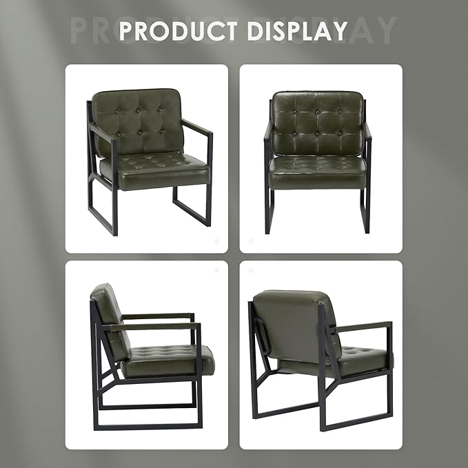 COLAMY Modern Accent Chair, Accent Arm Chair - Image 8