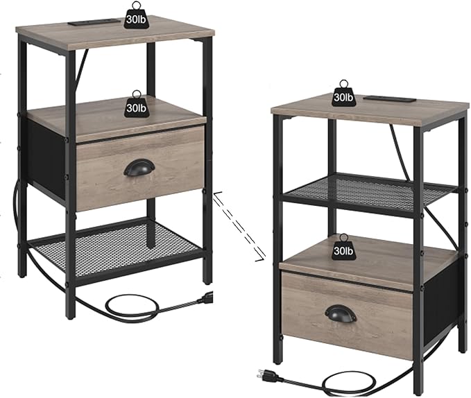 Nightstands Set of 2, Night Stands - Image 7