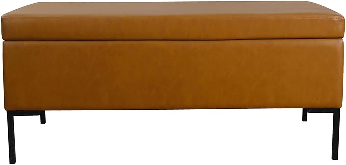 HomePop Upholstered Storage Bench - Image 4