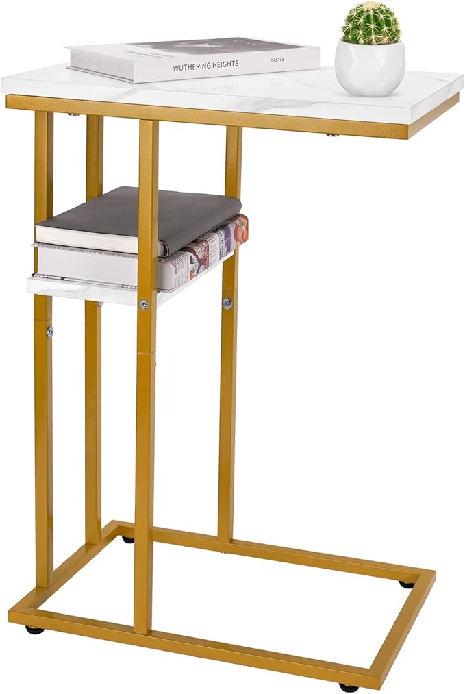 Yoobure C Shaped End Table, Side Table by Yoobure