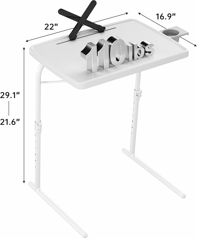 Allpop X TV Tray Table, TV Dinner Tray - Image 8