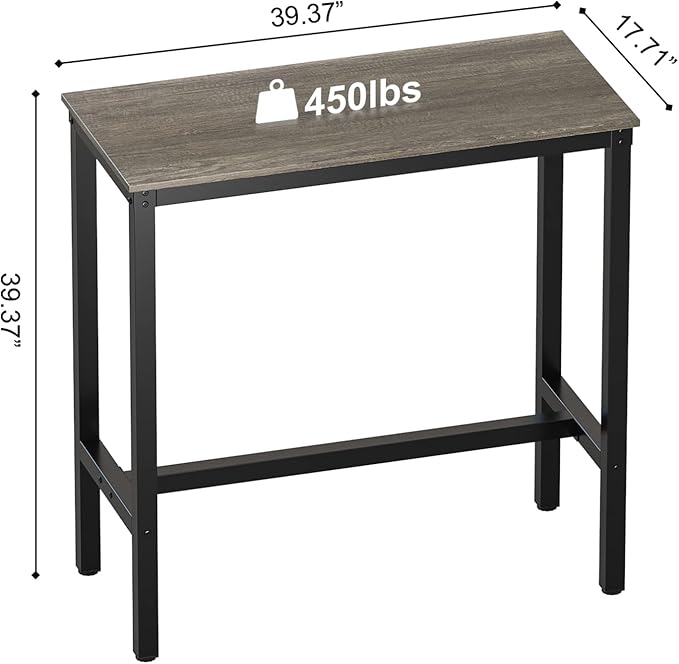 Teraves Bar Table, Bar Height Pub Table, Counter Height Table - Image 6