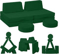 MeMoreCool Kids Couch for Playroom, Corduroy Convertible Toddler Couch by MeMoreCool