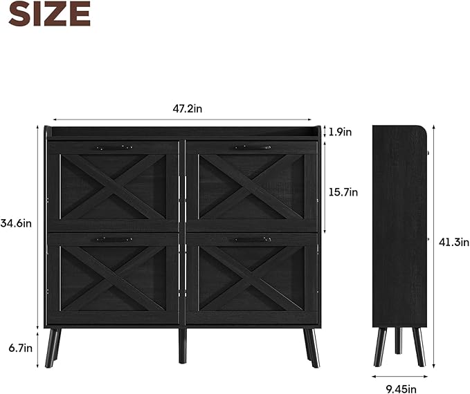 Maupvit Large Shoe Storage Cabinet - Image 2