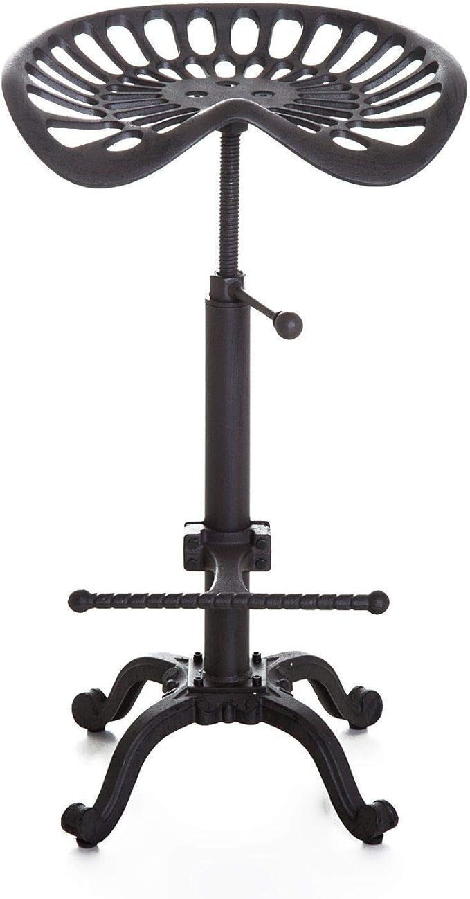 LOKKHAN Rustic Industrial Bar Stool by LOKKHAN