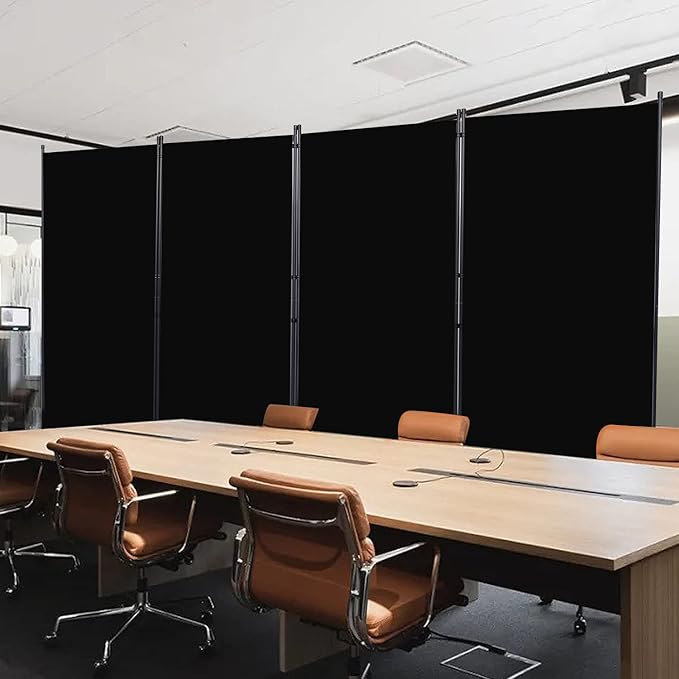 Room Divider, 4 Panel Folding Privacy Screens - Image 7