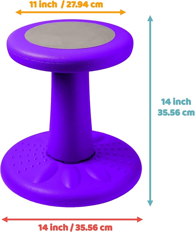 ActiveChairs Kids Wobble Stool, Flexible Preschool & Elementary Classroom - Image 3