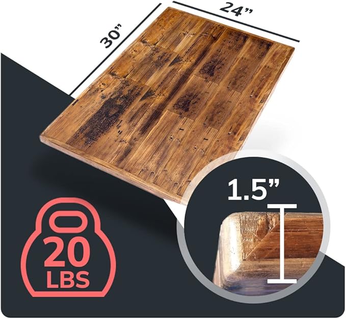 Reclaimed Wood Table Top - Image 2