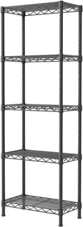 SINGAYE 5 Tier Shelf Wire Shelving Adjustable Storage Shelves Rack Standing by SINGAYE