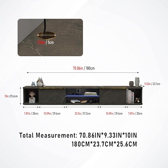 Pmnianhua LED Floating TV Stand - Image 5