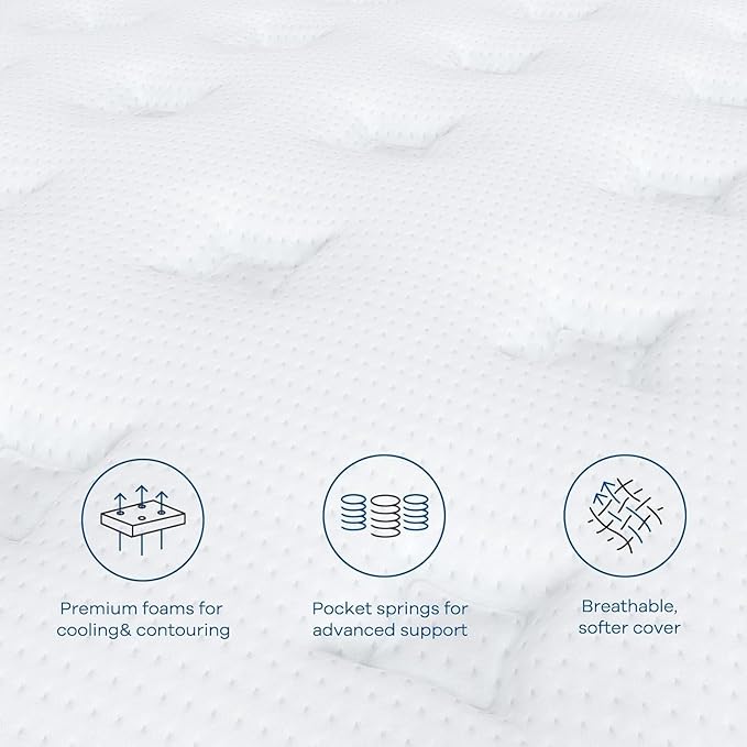 Coolvie Firm Twin Mattress for Adults in a Box, 12 Inch Twin Bed Mattress - Image 5
