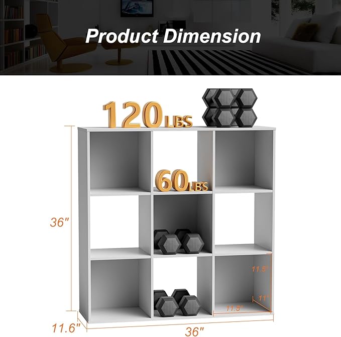 Sweetcrispy 9 Cube Storage Organizer - Image 3