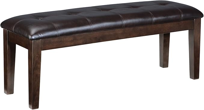 Signature Design by Ashley Haddigan Traditional Upholstered Dining Room Bench by SignatureDesignbyAshley
