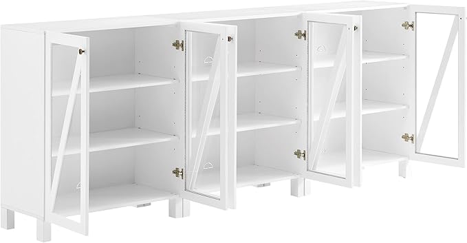 Crosley Furniture Cassai 3-Piece Entertainment Center TV Stand, Media Console - Image 10